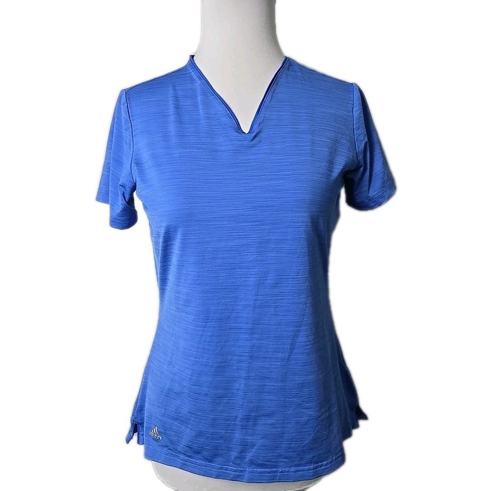 Adidas Golf Women's Blue Short Sleeve Top Size Medium